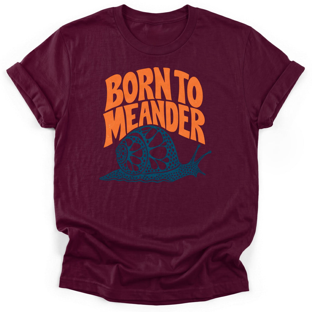 Born To Meander Snail T-Shirt product image 5