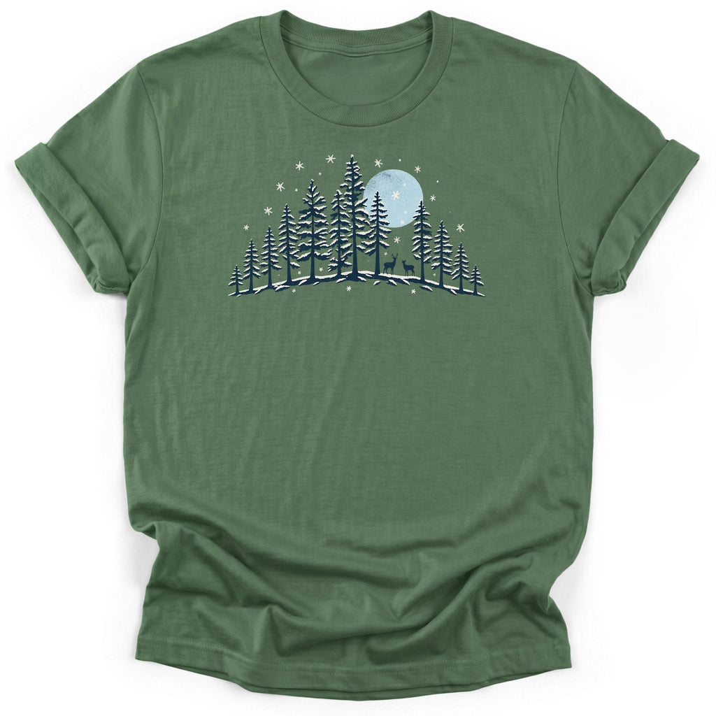 Snowy Pine Ridge T-Shirt product image 1