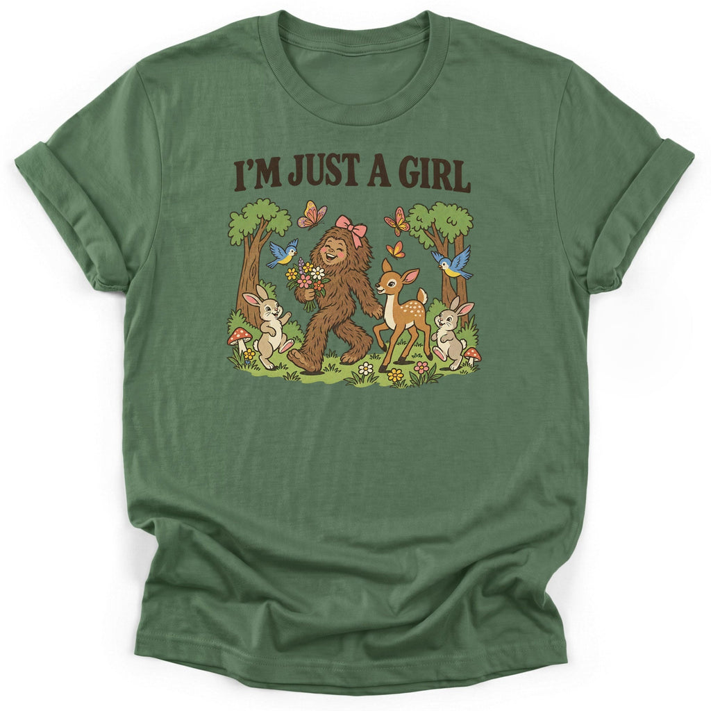 Im Just A Girl T-Shirt product image 4