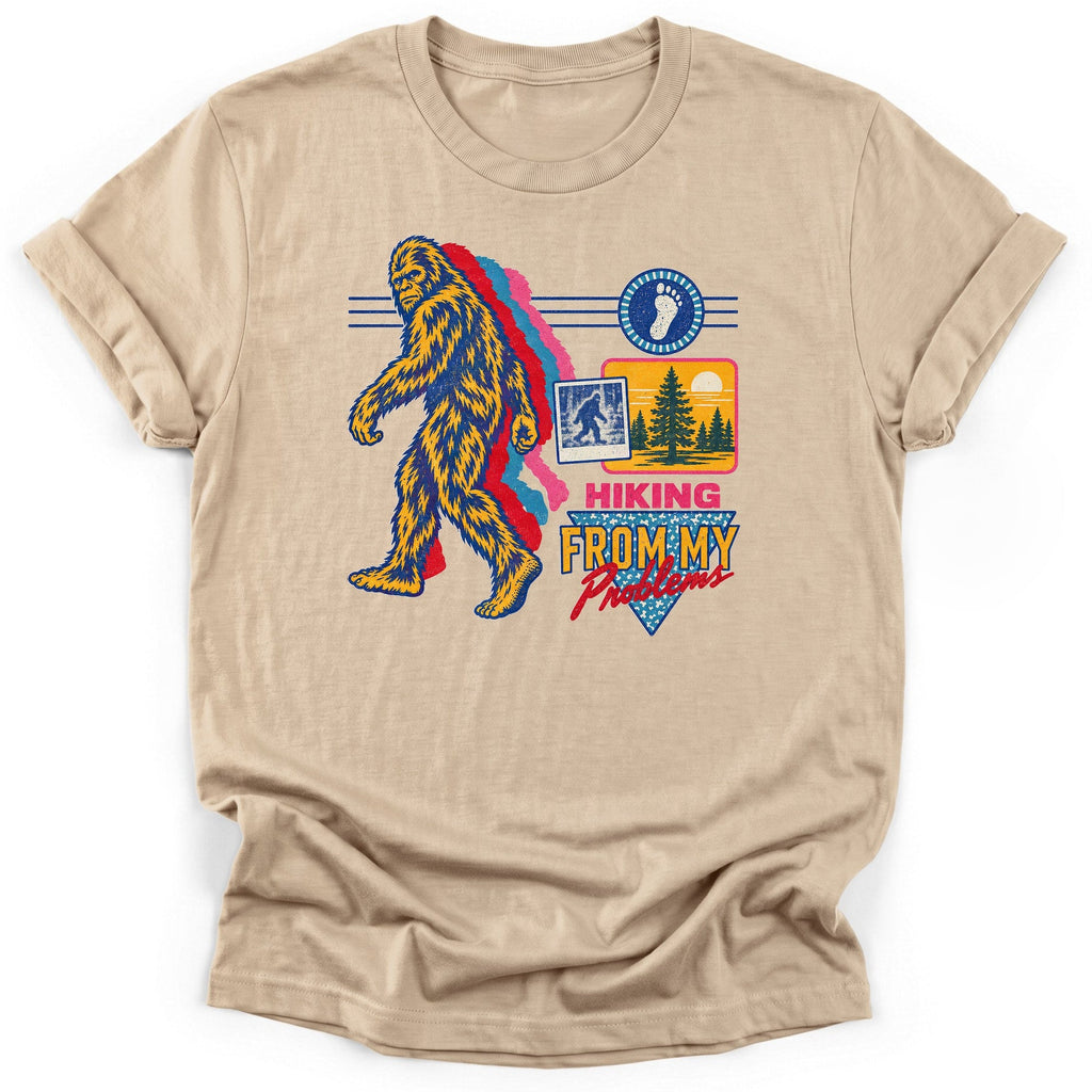 Bigfoot Hiking From My Problems T-Shirt product image 5