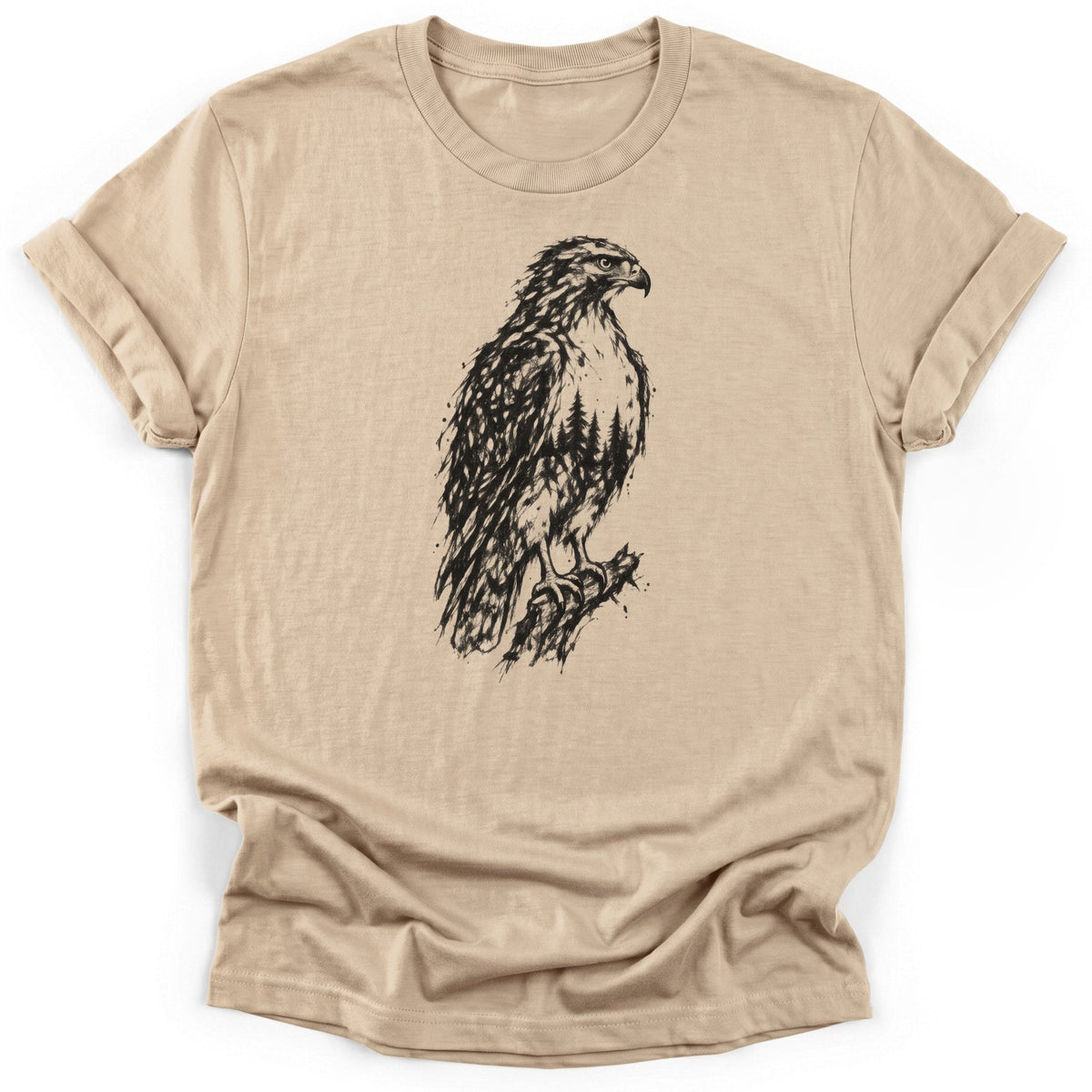 Pine Forest Hawk T-Shirt product image 3