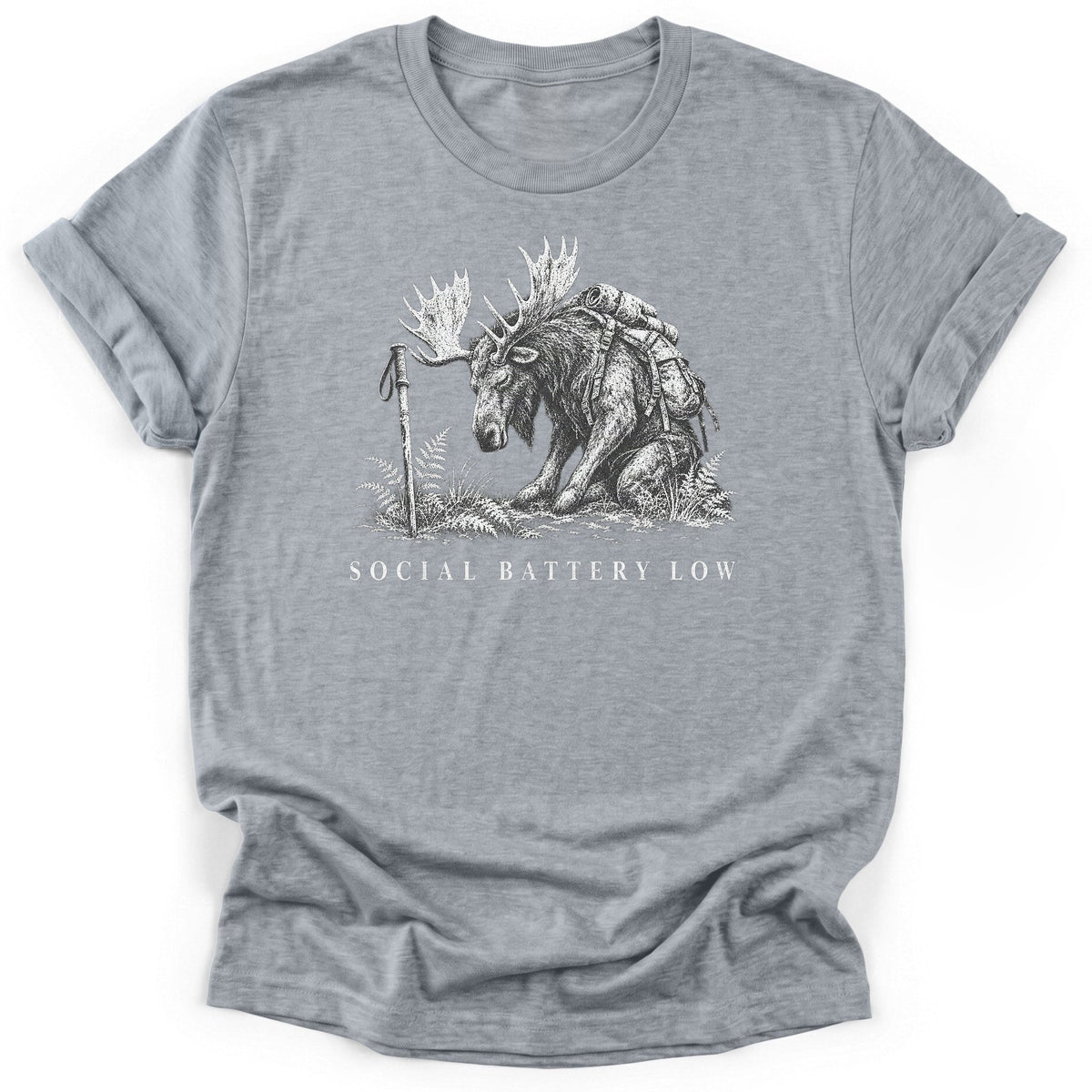 Social Battery Low T-Shirt product image 1