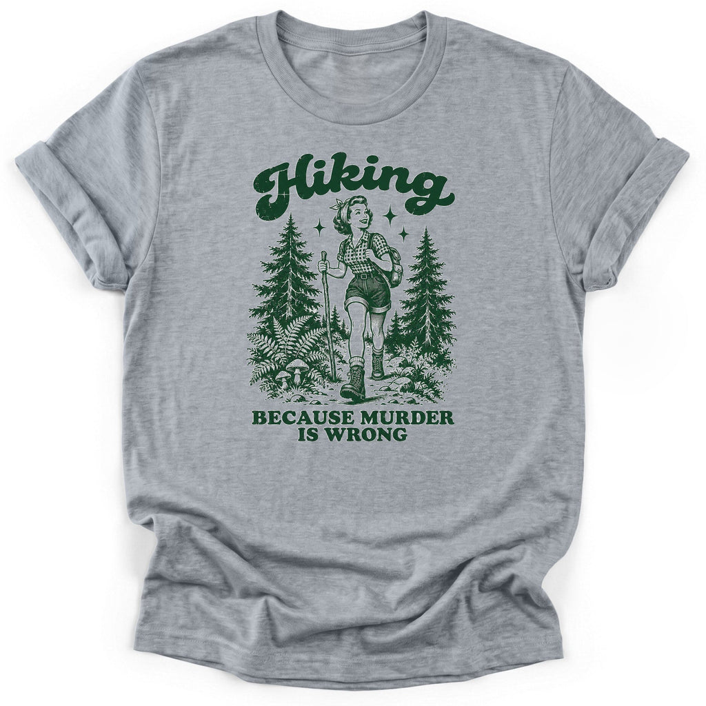 Hiking Because T-Shirt product image 2