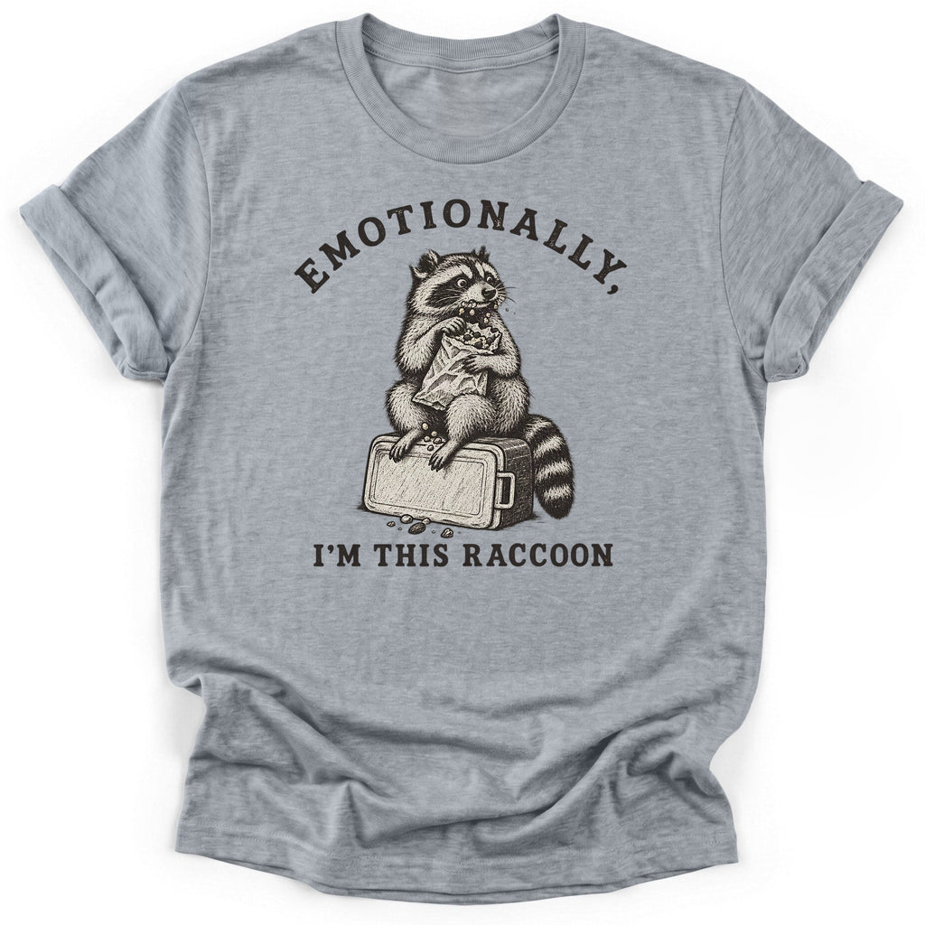 Emotionally Im This Raccoon T-Shirt product image 3