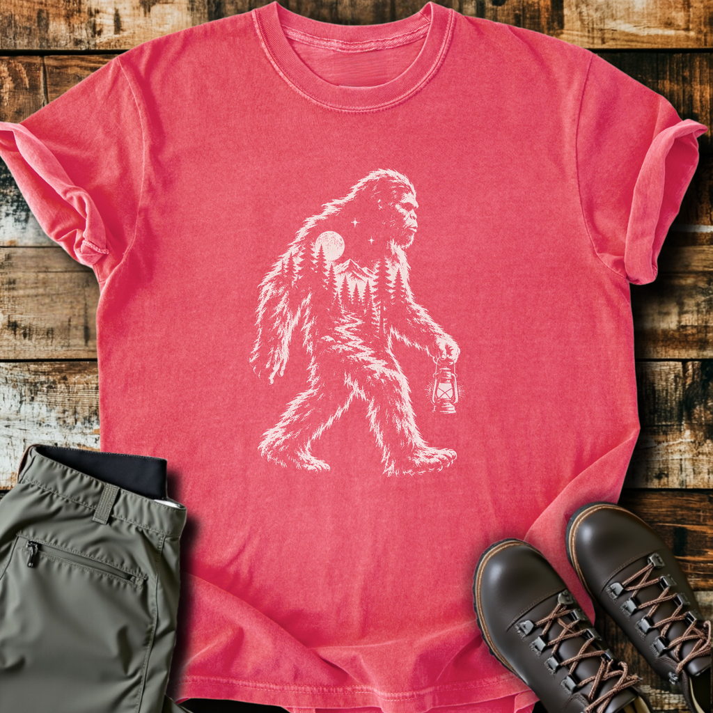 Bigfoot Double Exposure T-Shirt product image 5