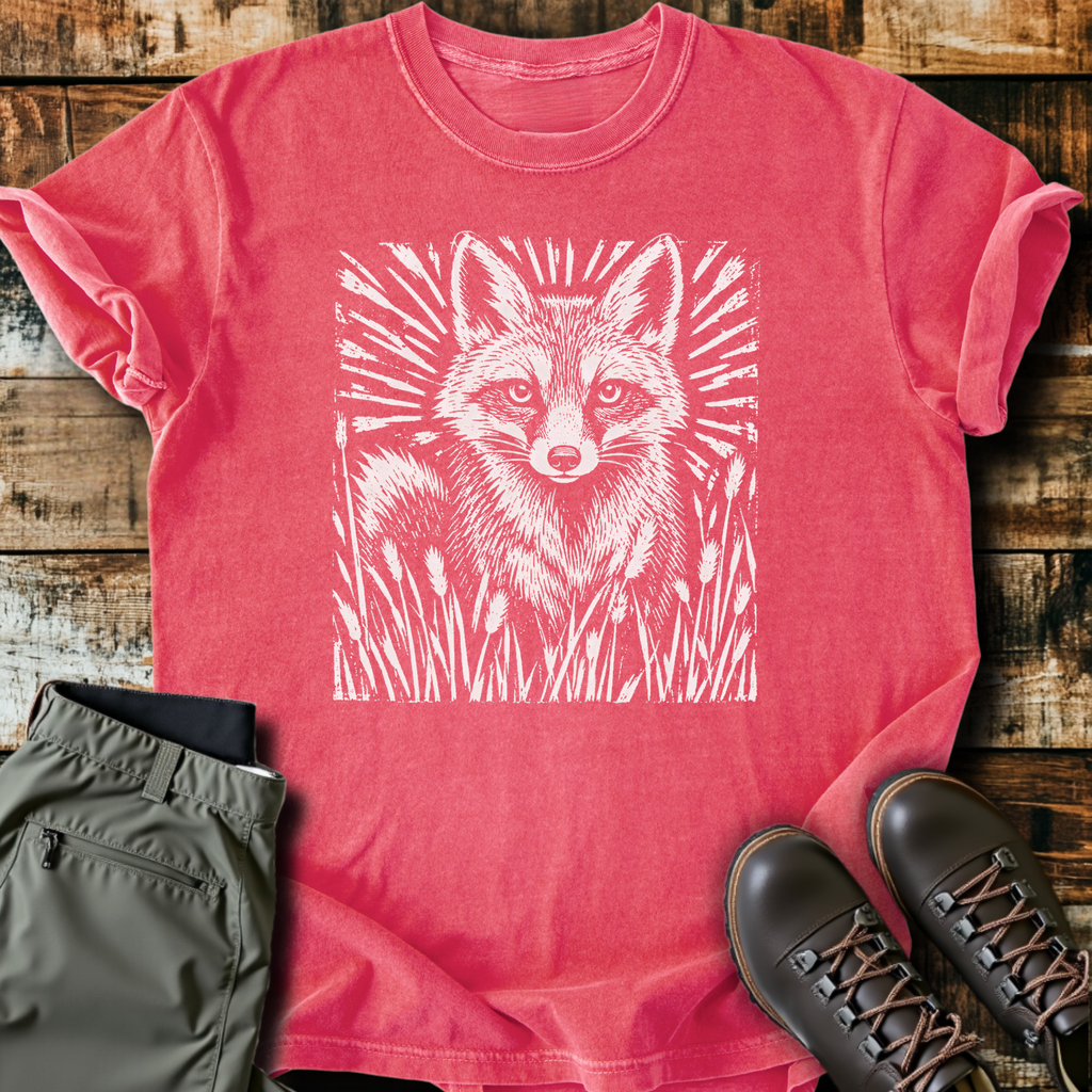 Woodcut Fox T-Shirt product image 4