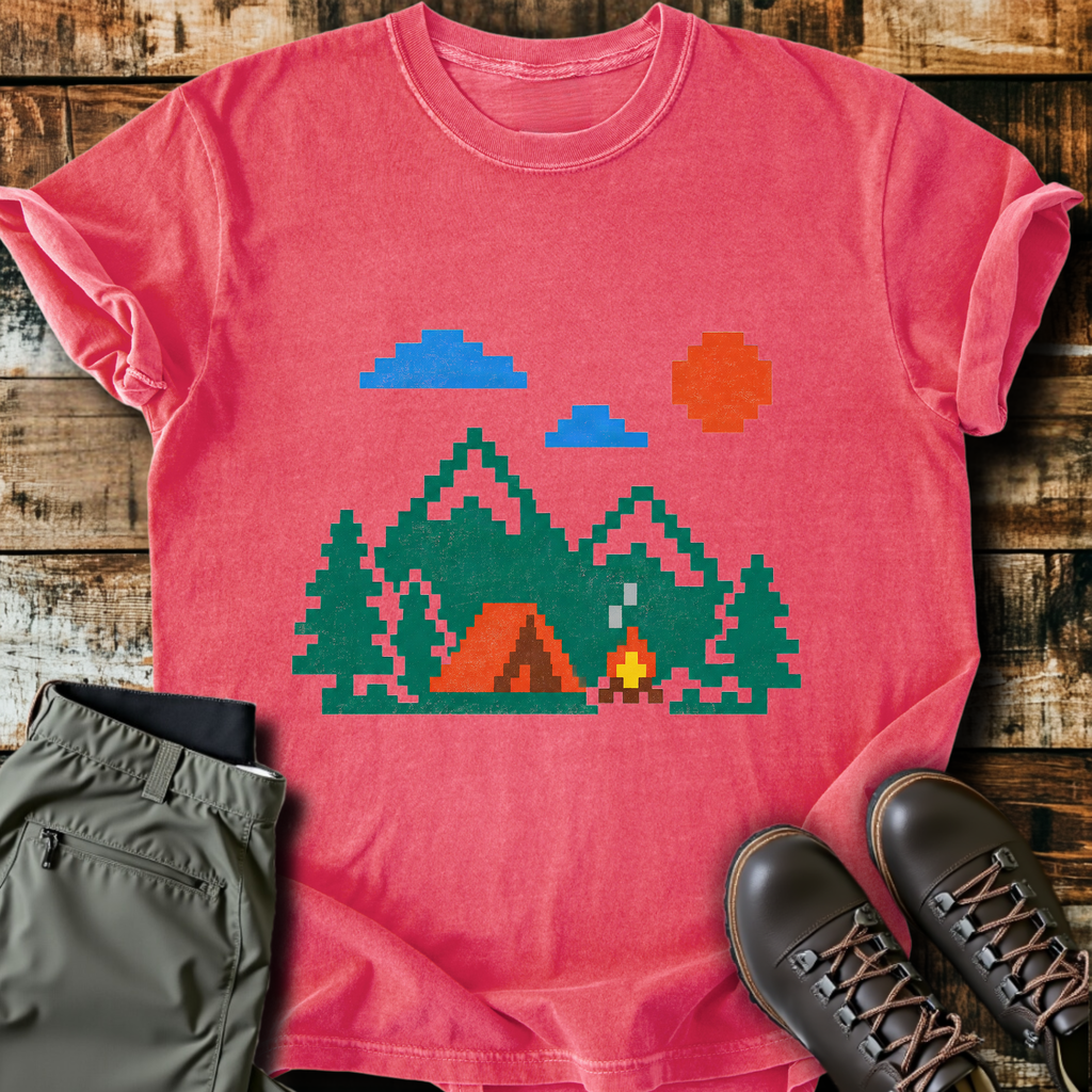 Pixel Campsite T-Shirt product image 8