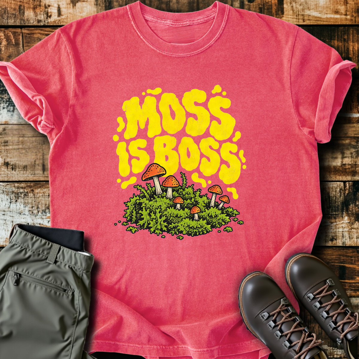 Moss Is Boss T-Shirt product image 7