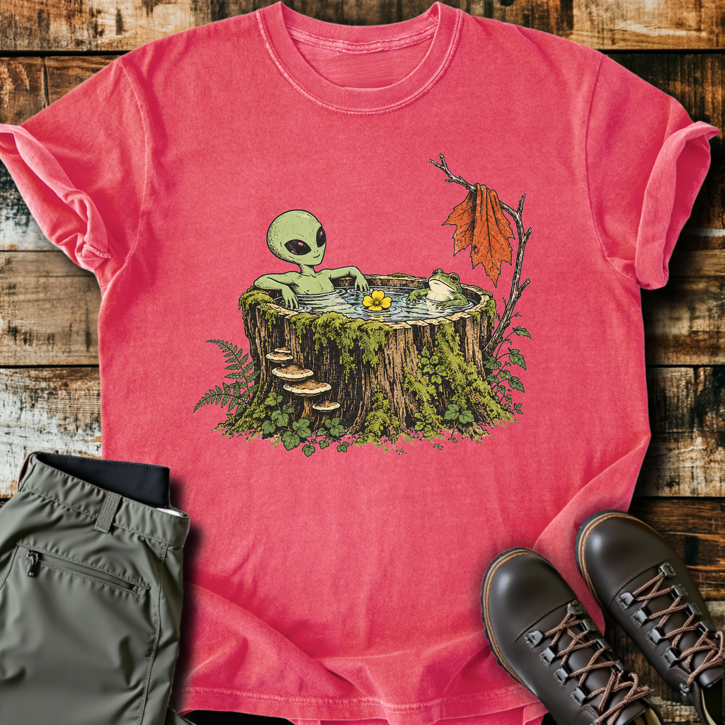 Alien Stump Hot Tub T-Shirt product image 8
