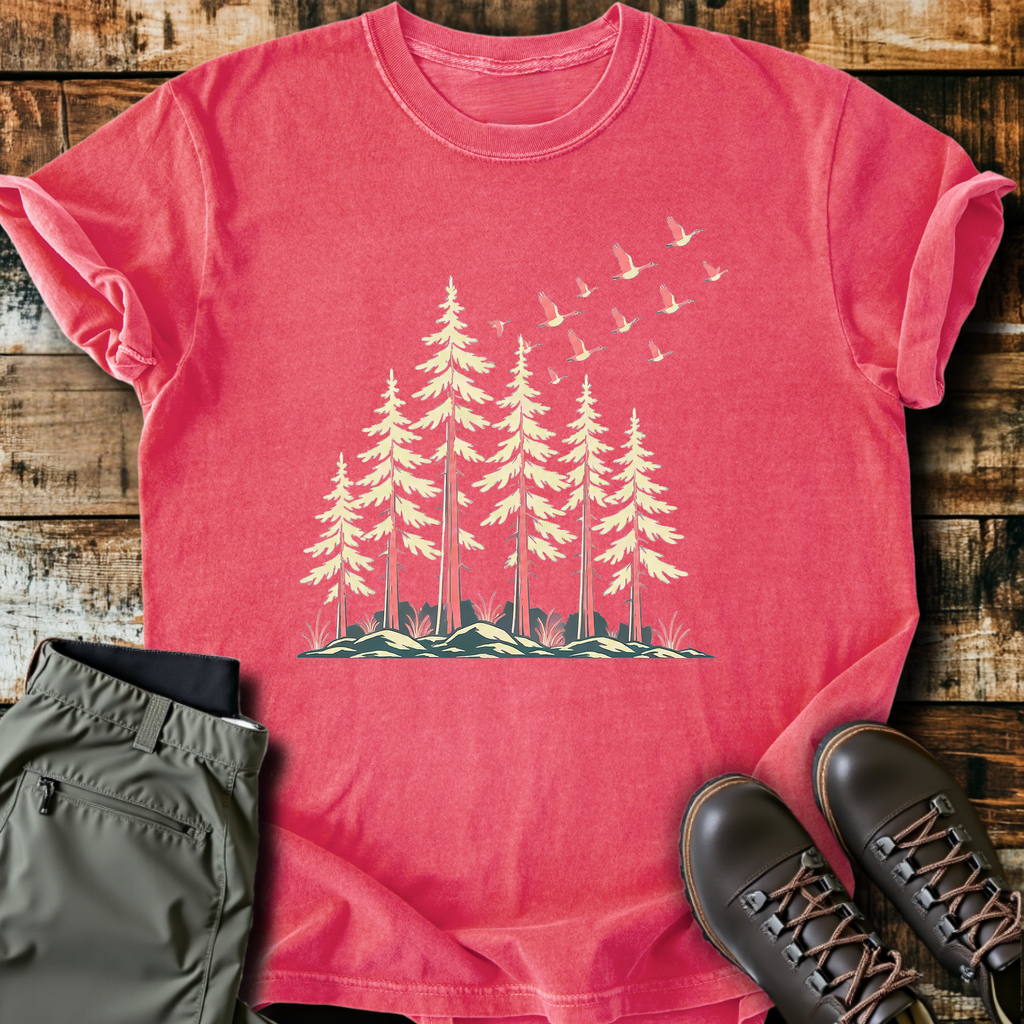 Geese Over The Pines T-Shirt product image 4