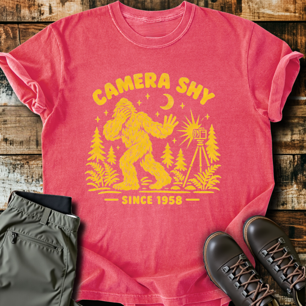 Camera Shy Since 1958 T-Shirt product image 5