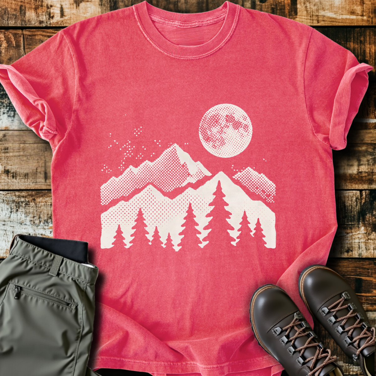 Moonlit Mountains T-Shirt product image 5