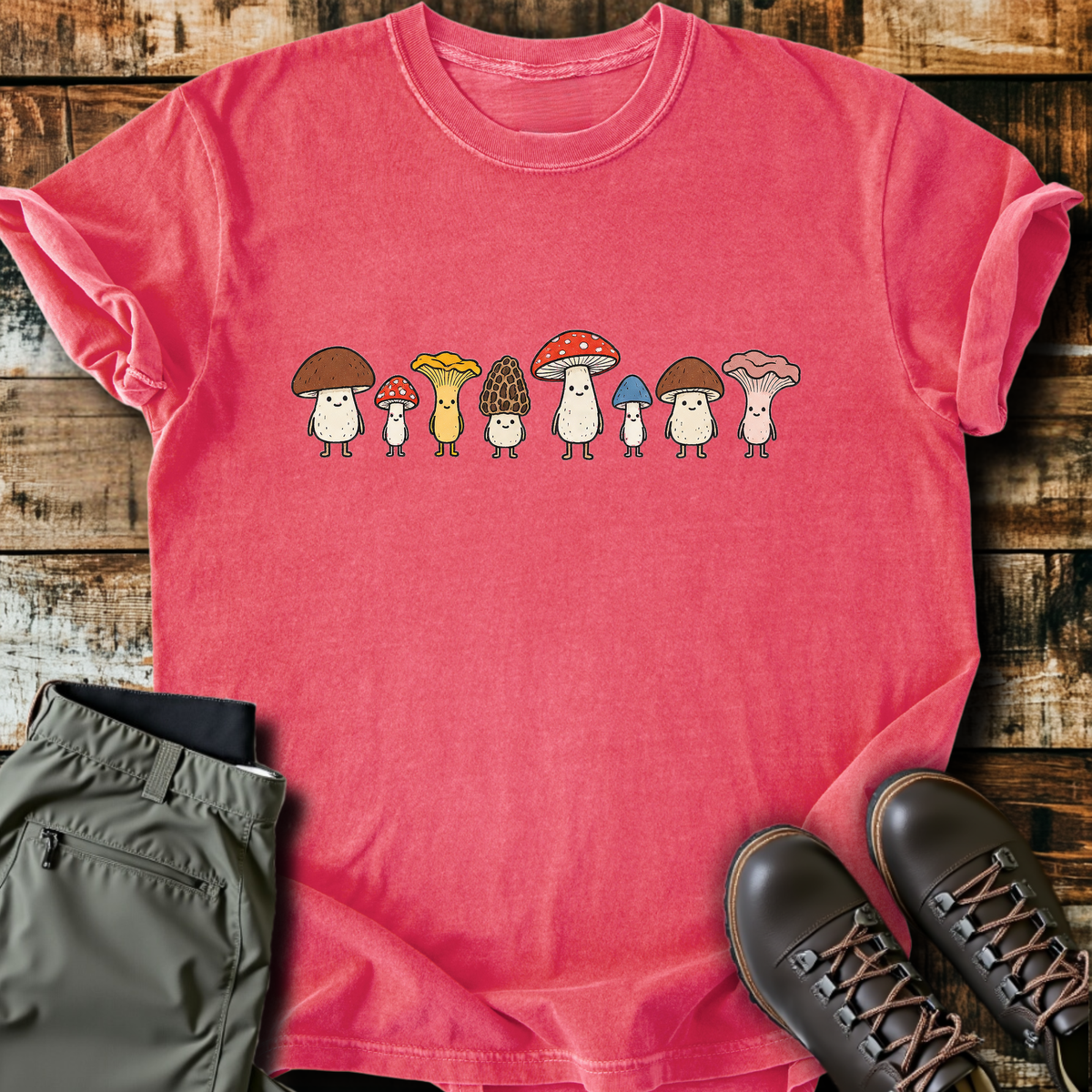 Mushroom Lineup T-Shirt product image 1