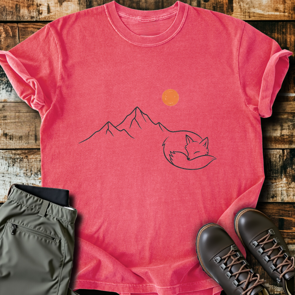 Fox Mountain Line T-Shirt product image 5