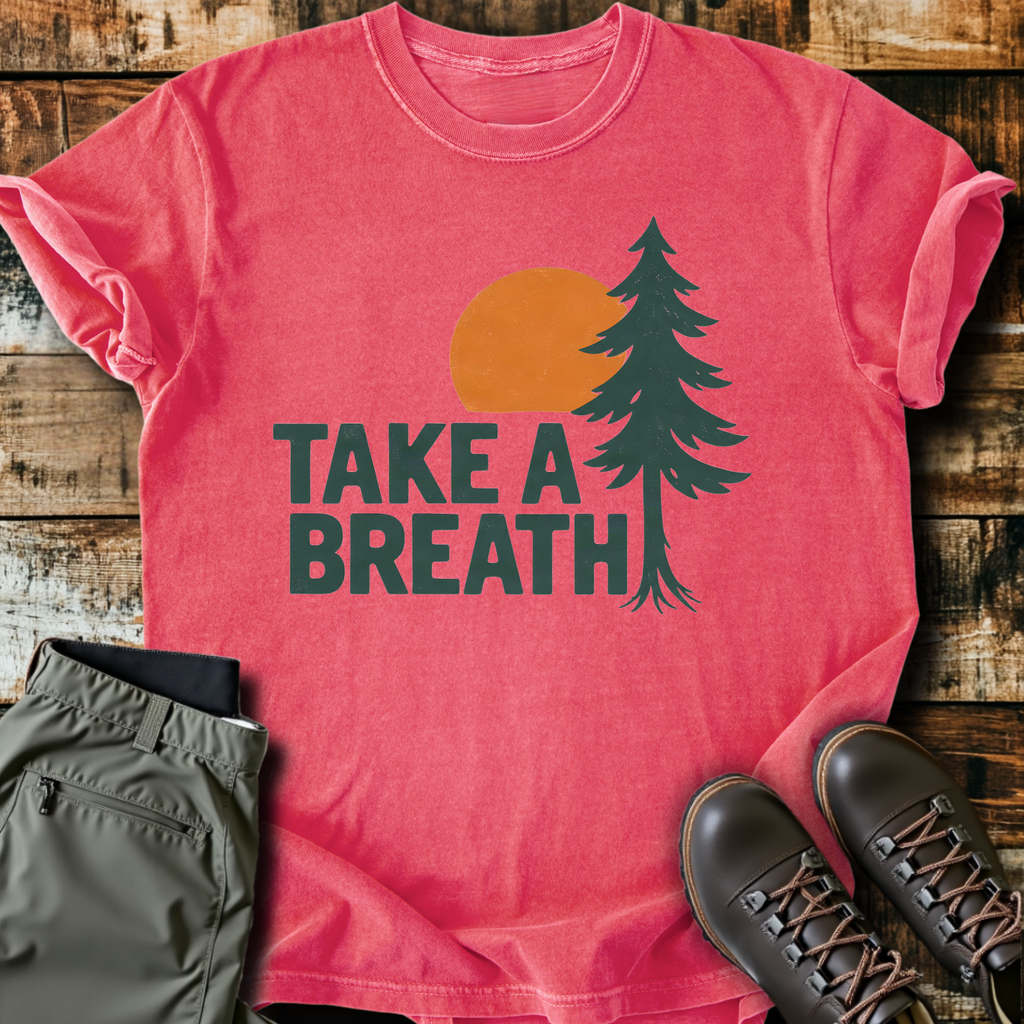 Take A Breath Pine T-Shirt product image 5