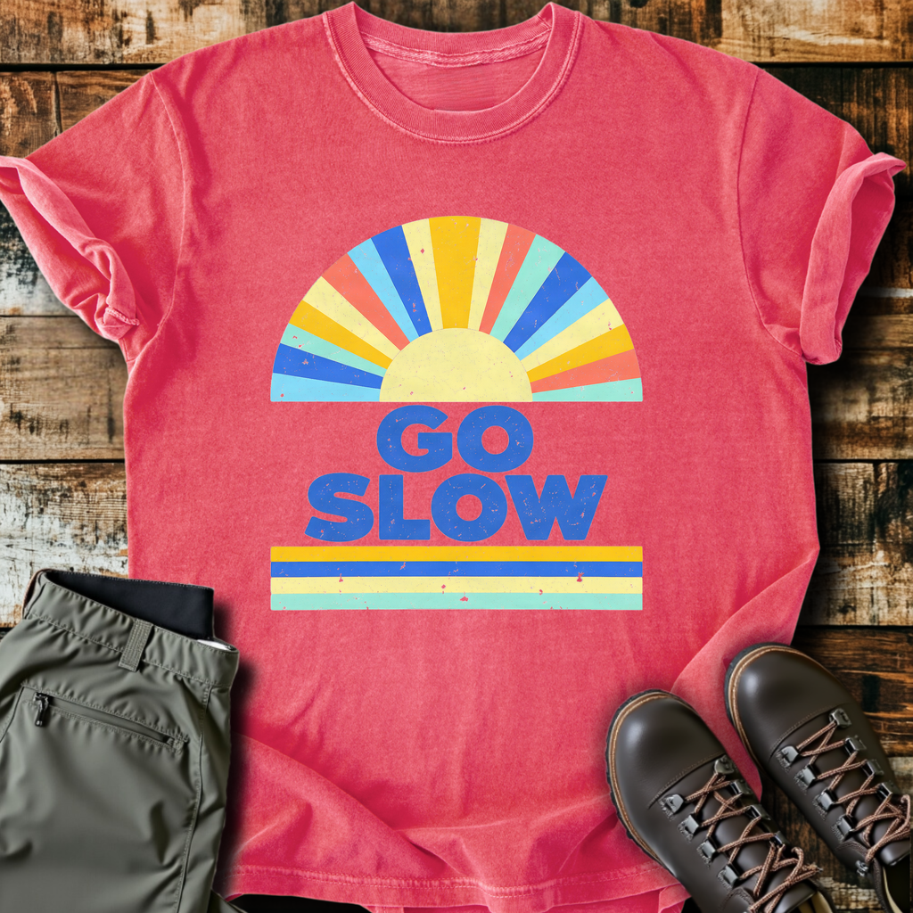 Go Slow Rainbow T-Shirt product image 1