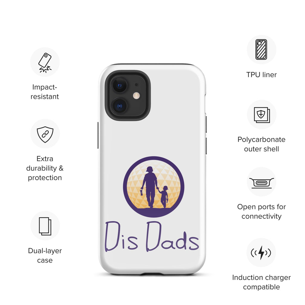 Dis Dads Tough iPhone Case Dual Layer Protection