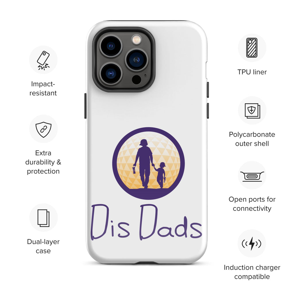 Dis Dads Tough iPhone Case Dual Layer Protection