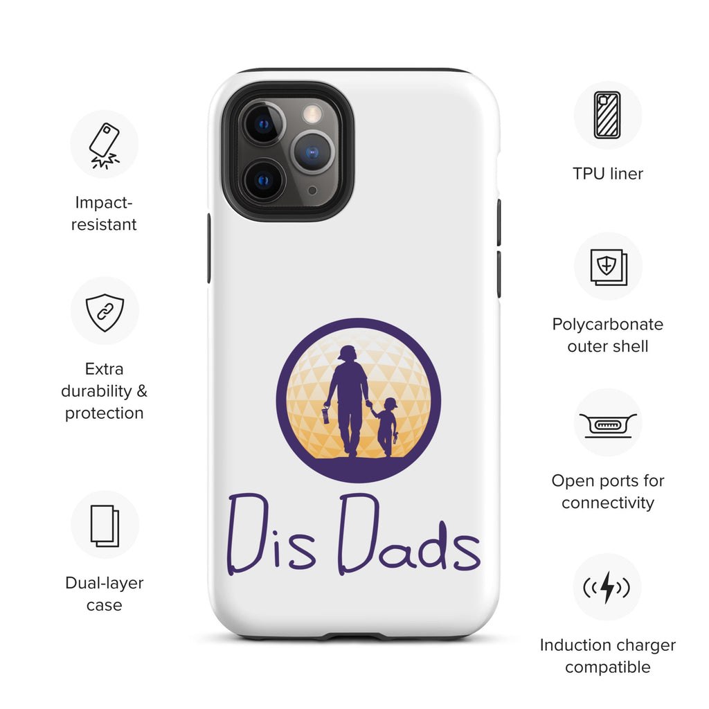 Dis Dads Tough iPhone Case Dual Layer Protection