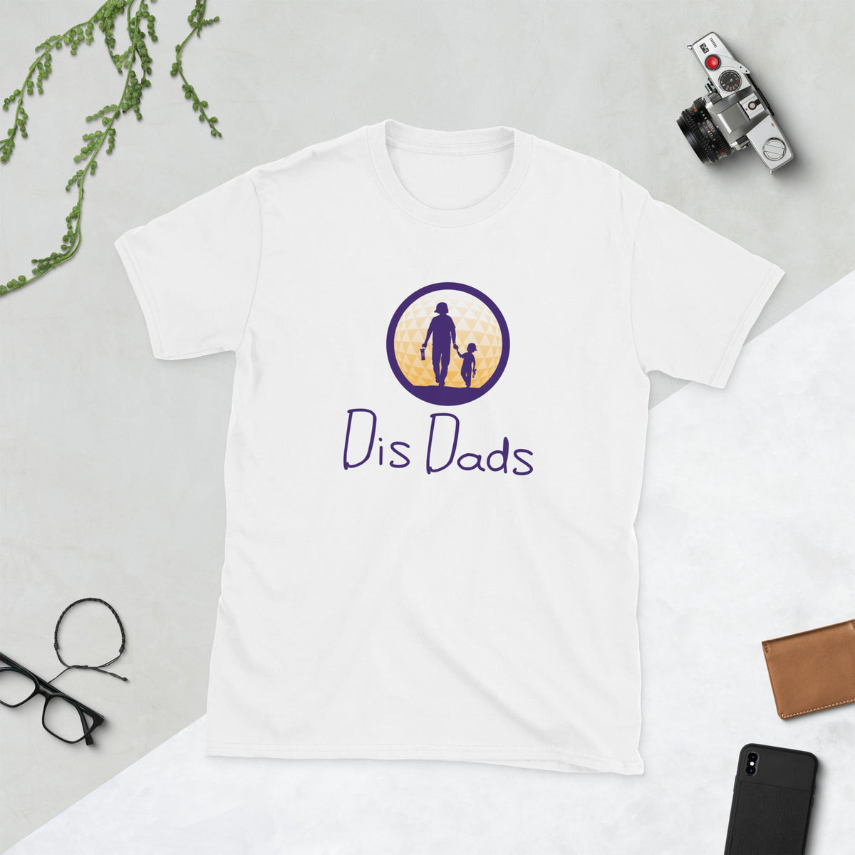 Dis Dads Lightweight Short Sleeve Unisex T Shirt Comfortable & Durable