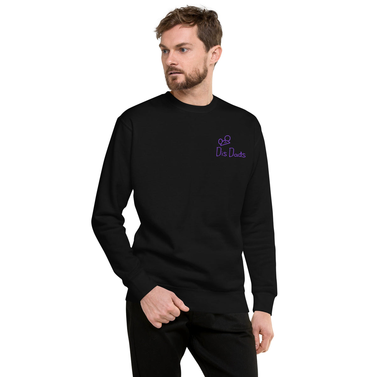 Dis Dads Magic Ears Unisex Premium Embroidered Sweatshirt