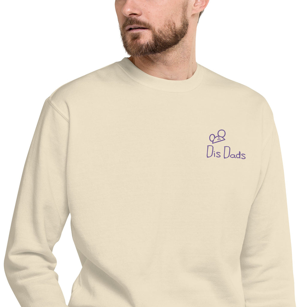 Dis Dads Magic Ears Unisex Premium Embroidered Sweatshirt