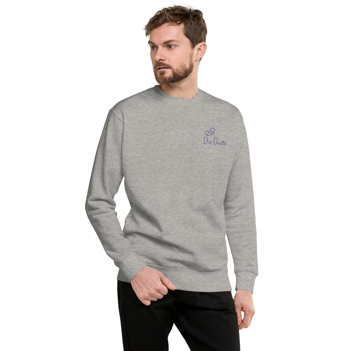 Dis Dads Magic Ears Unisex Premium Embroidered Sweatshirt