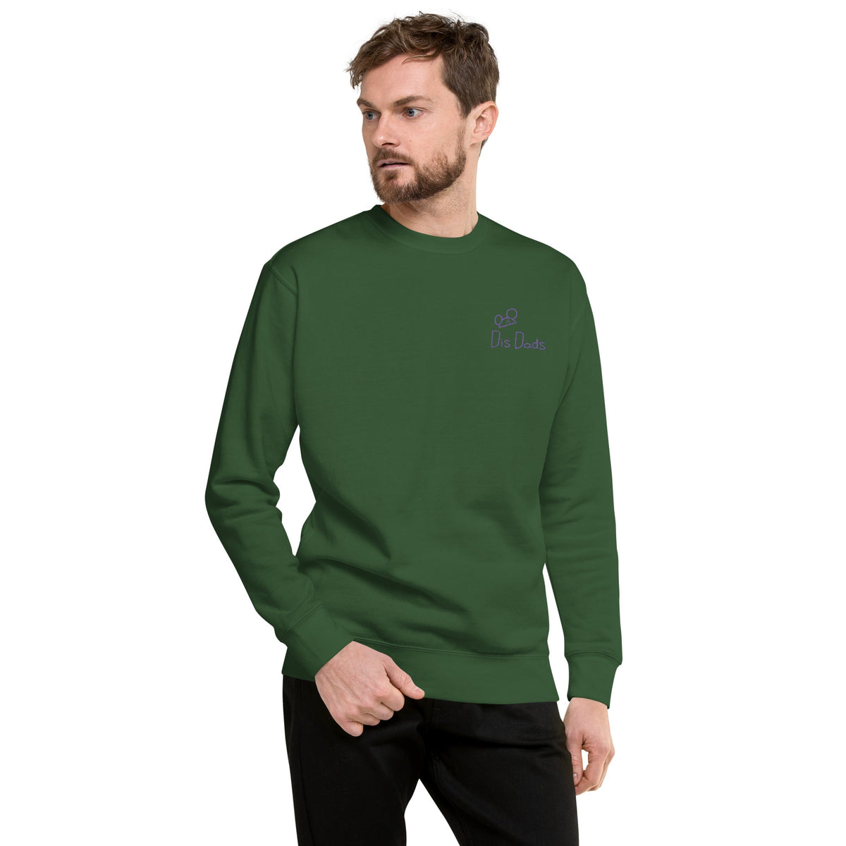 Dis Dads Magic Ears Unisex Premium Embroidered Sweatshirt
