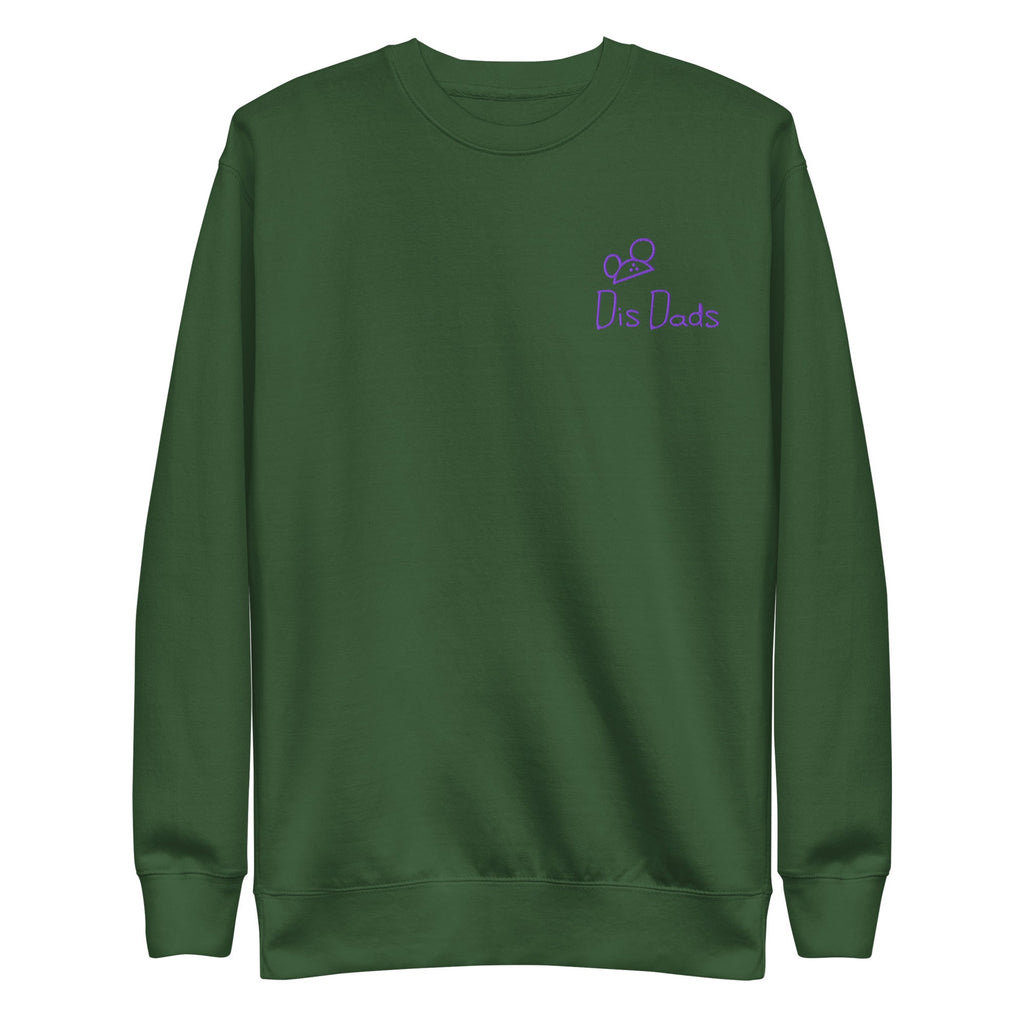 Dis Dads Magic Ears Unisex Premium Embroidered Sweatshirt