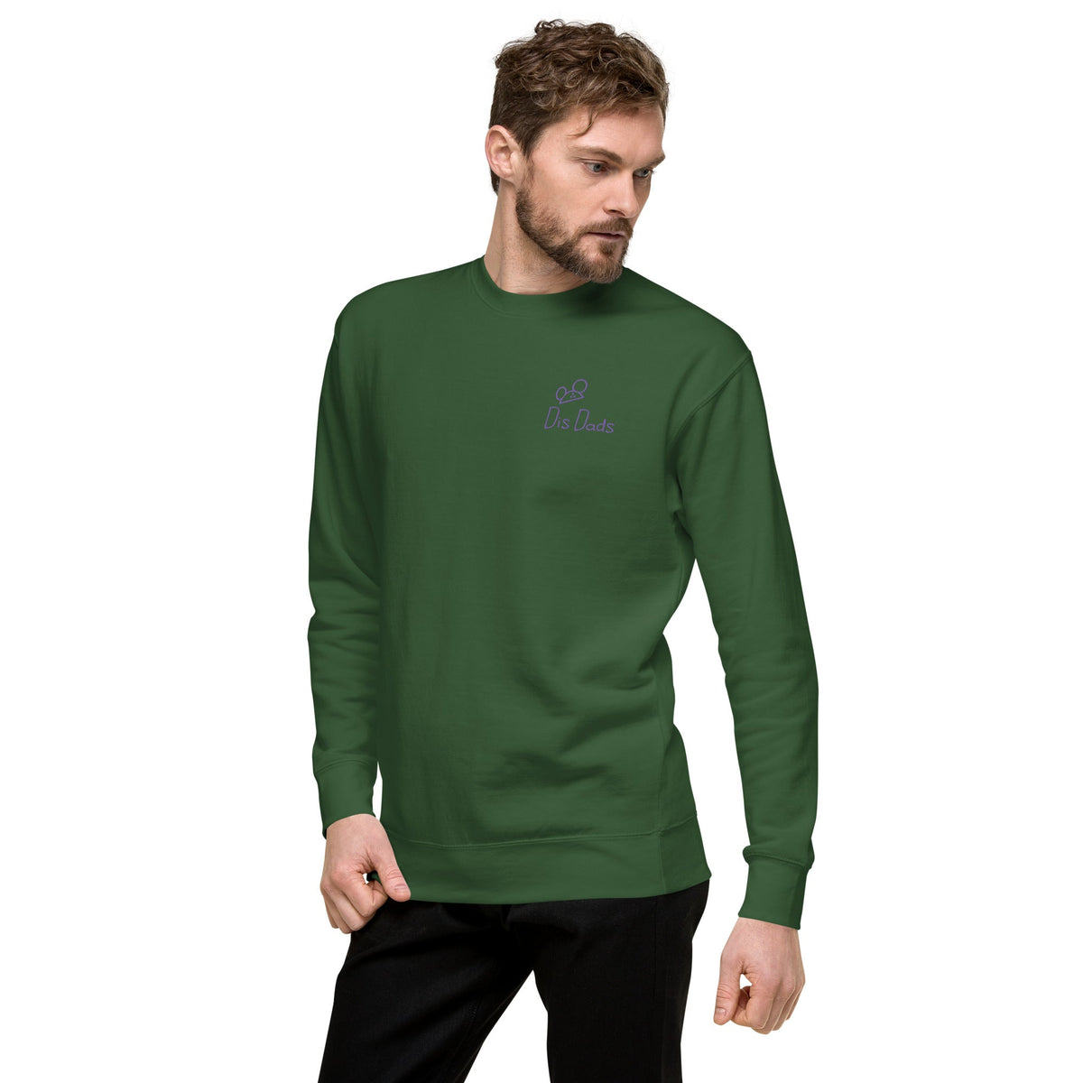 Dis Dads Magic Ears Unisex Premium Embroidered Sweatshirt