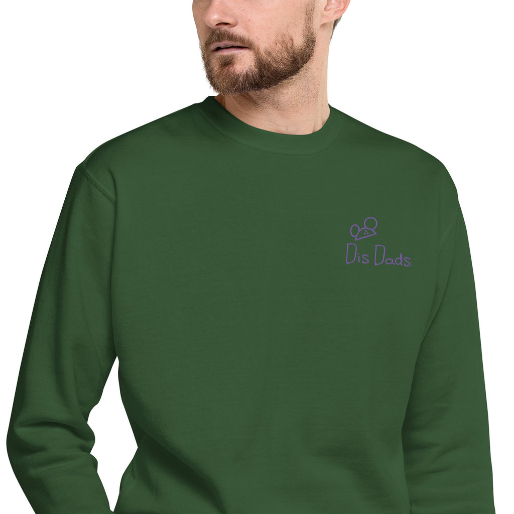 Dis Dads Magic Ears Unisex Premium Embroidered Sweatshirt