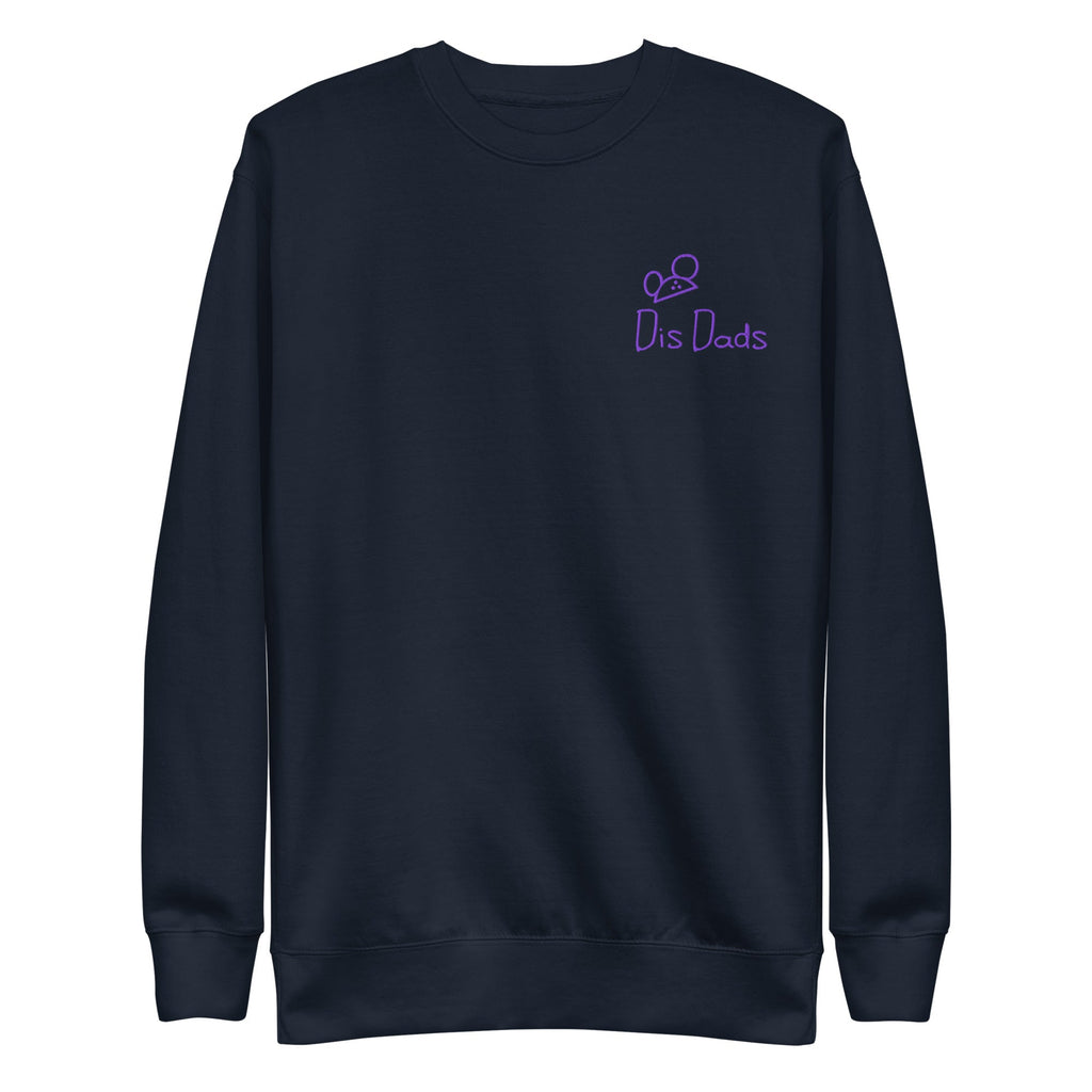 Dis Dads Magic Ears Unisex Premium Embroidered Sweatshirt