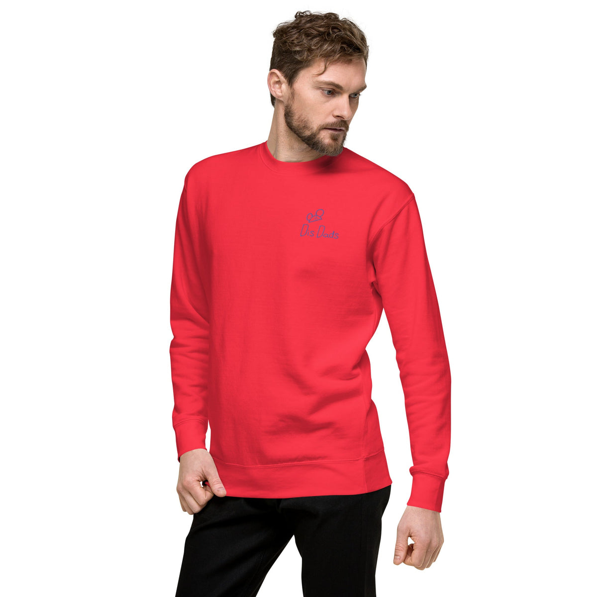 Dis Dads Magic Ears Unisex Premium Embroidered Sweatshirt