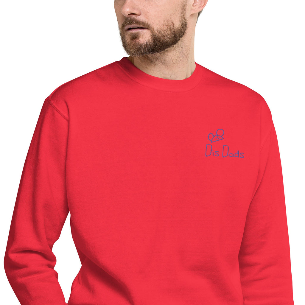 Dis Dads Magic Ears Unisex Premium Embroidered Sweatshirt