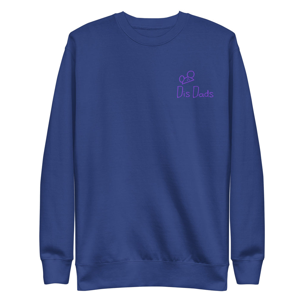 Dis Dads Magic Ears Unisex Premium Embroidered Sweatshirt