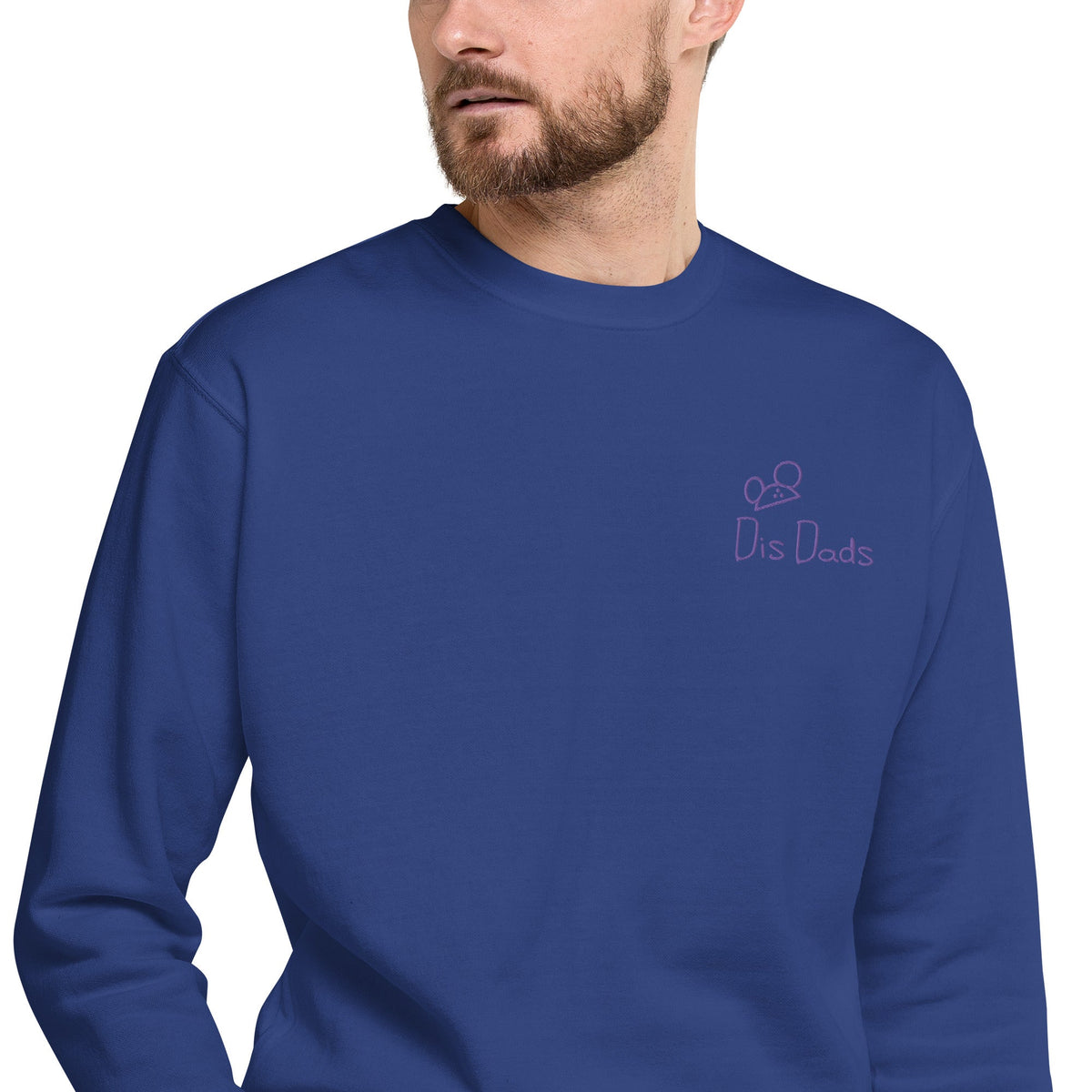 Dis Dads Magic Ears Unisex Premium Embroidered Sweatshirt