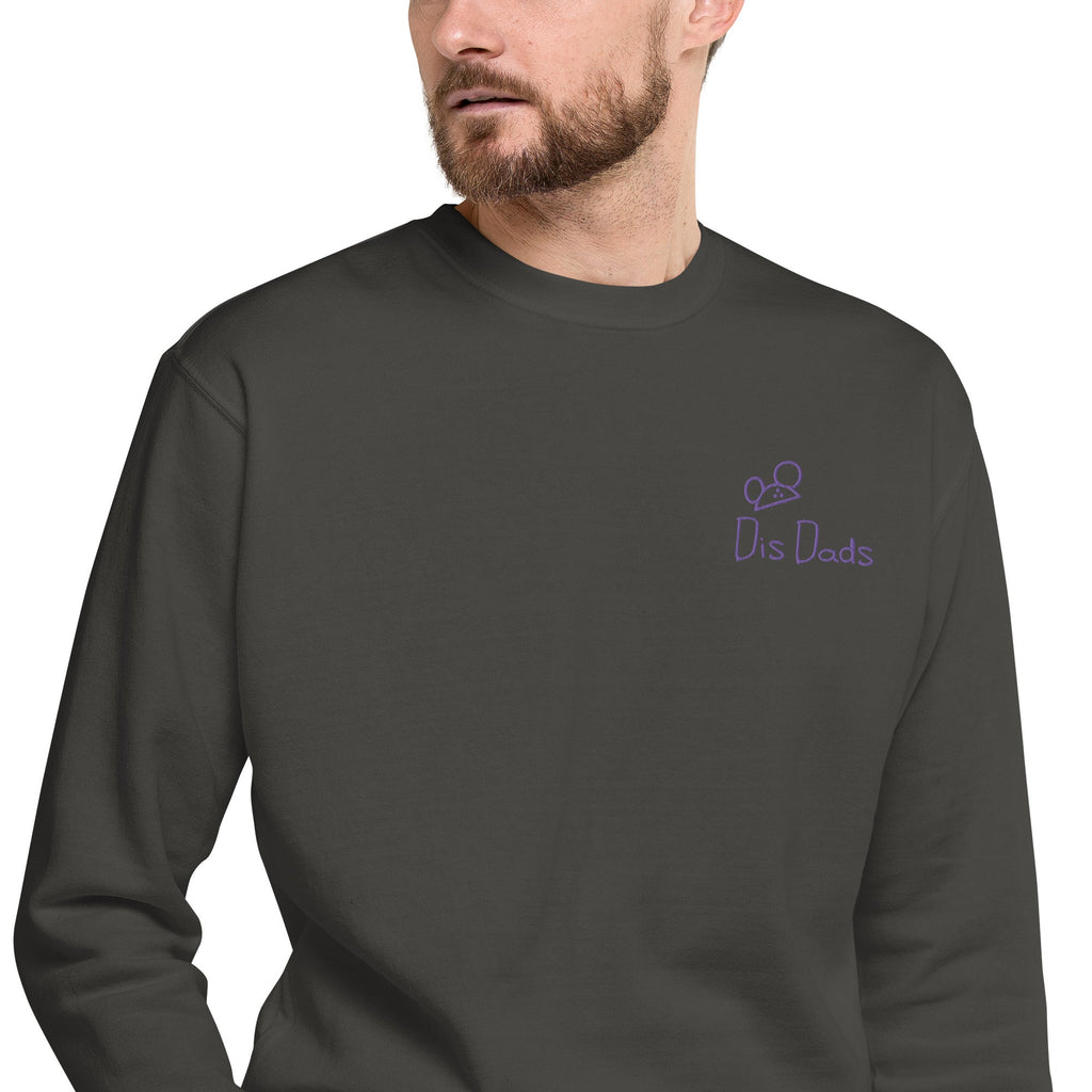 Dis Dads Magic Ears Unisex Premium Embroidered Sweatshirt