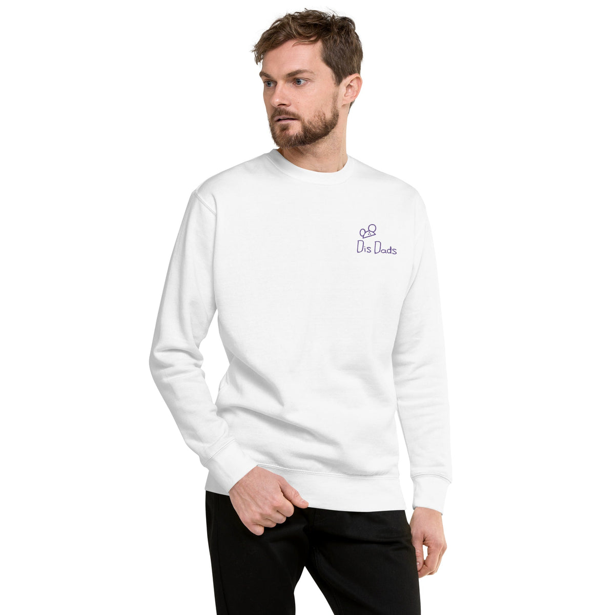 Dis Dads Magic Ears Unisex Premium Embroidered Sweatshirt