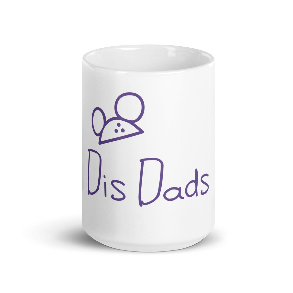 Dis Dads Magic Ears White Glossy Mug Disney Dad Pride
