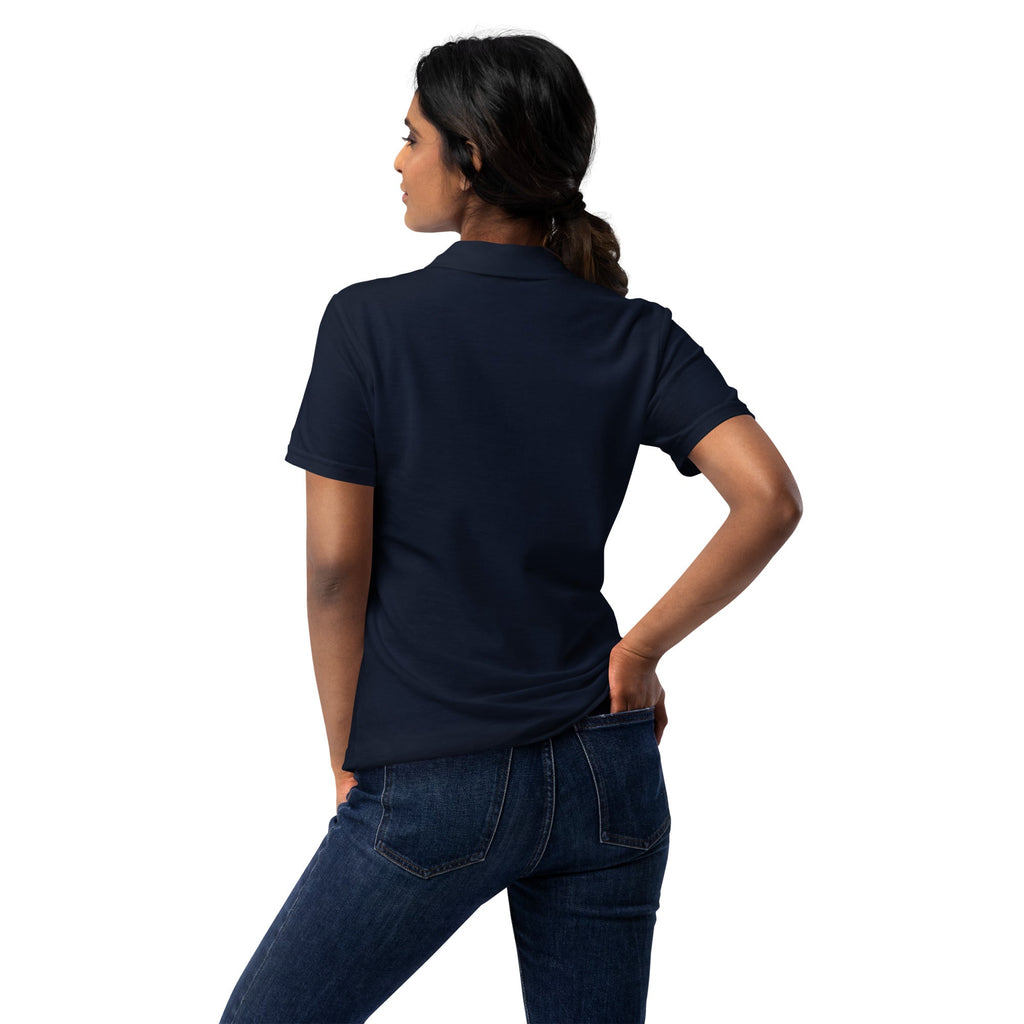 I LOVE Dis Dads Women’s Pique Polo Shirt Mom Approved