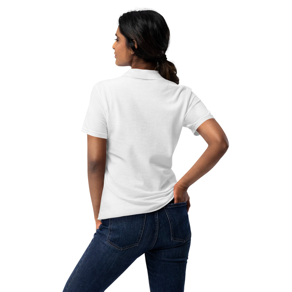 I LOVE Dis Dads Women’s Pique Polo Shirt Mom Approved
