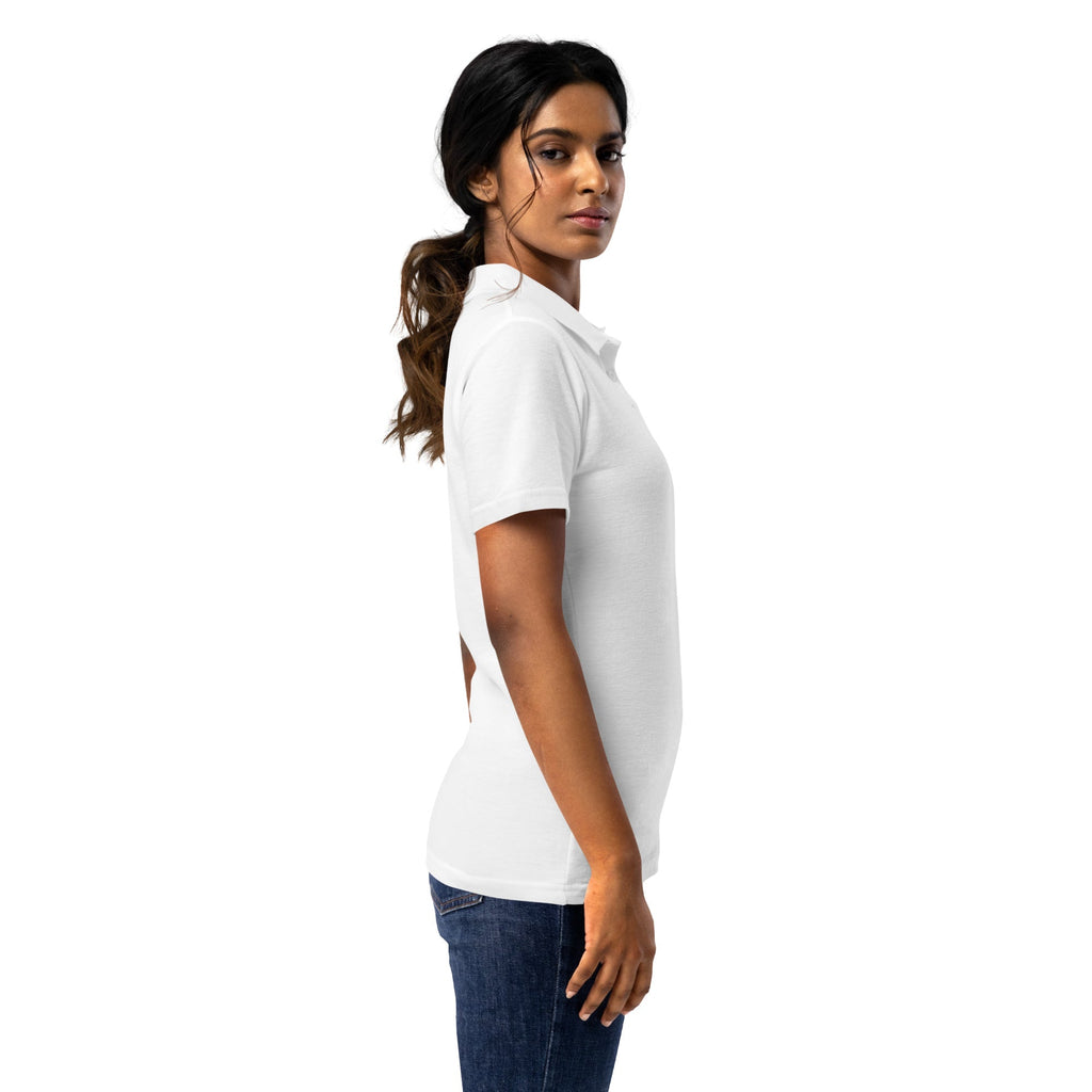 I LOVE Dis Dads Women’s Pique Polo Shirt Mom Approved