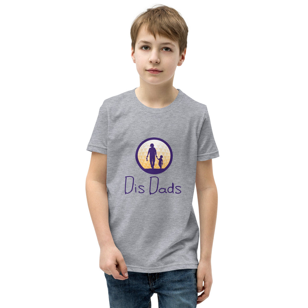 Dis Dads Youth Short Sleeve T Shirt Combed Ring Spun Cotton
