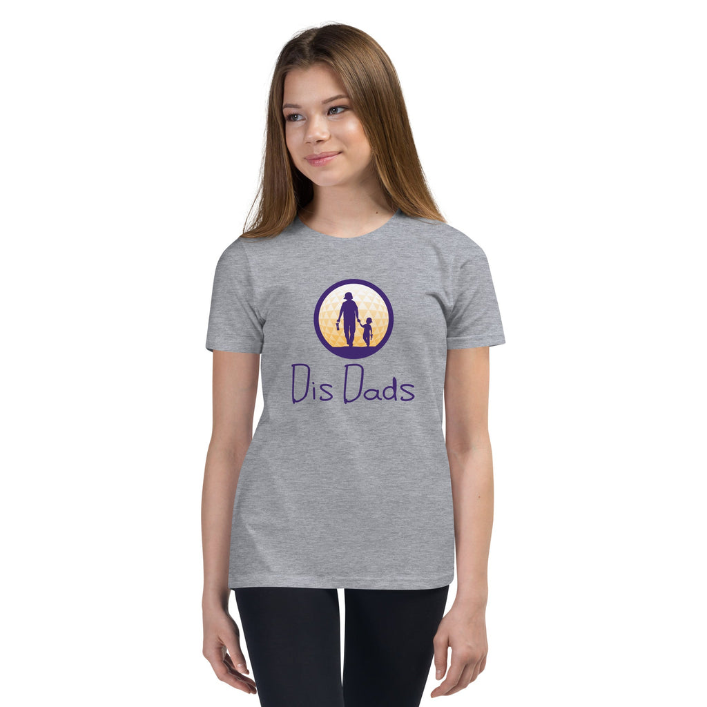 Dis Dads Youth Short Sleeve T Shirt Combed Ring Spun Cotton