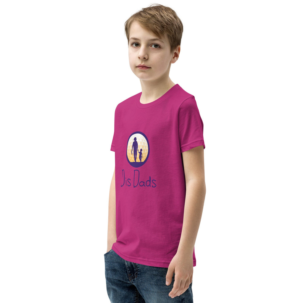 Dis Dads Youth Short Sleeve T Shirt Combed Ring Spun Cotton