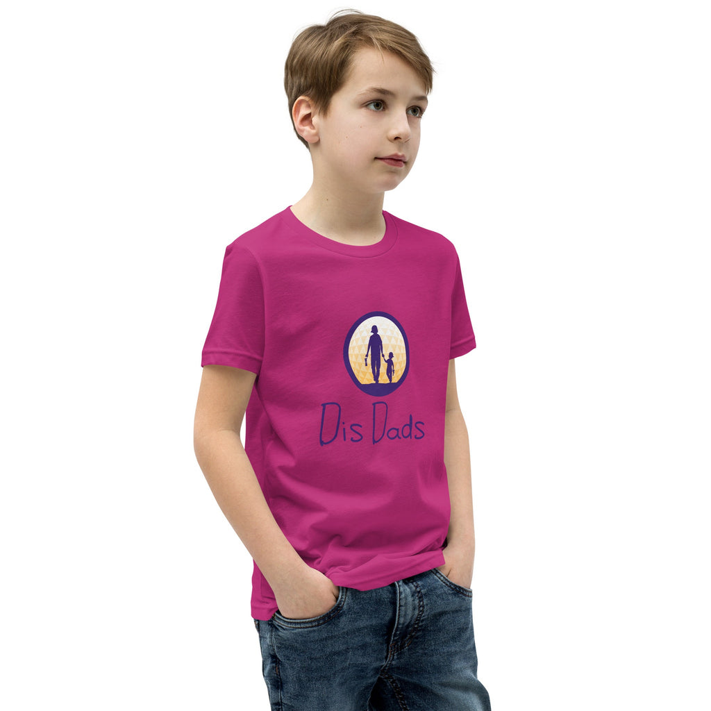 Dis Dads Youth Short Sleeve T Shirt Combed Ring Spun Cotton