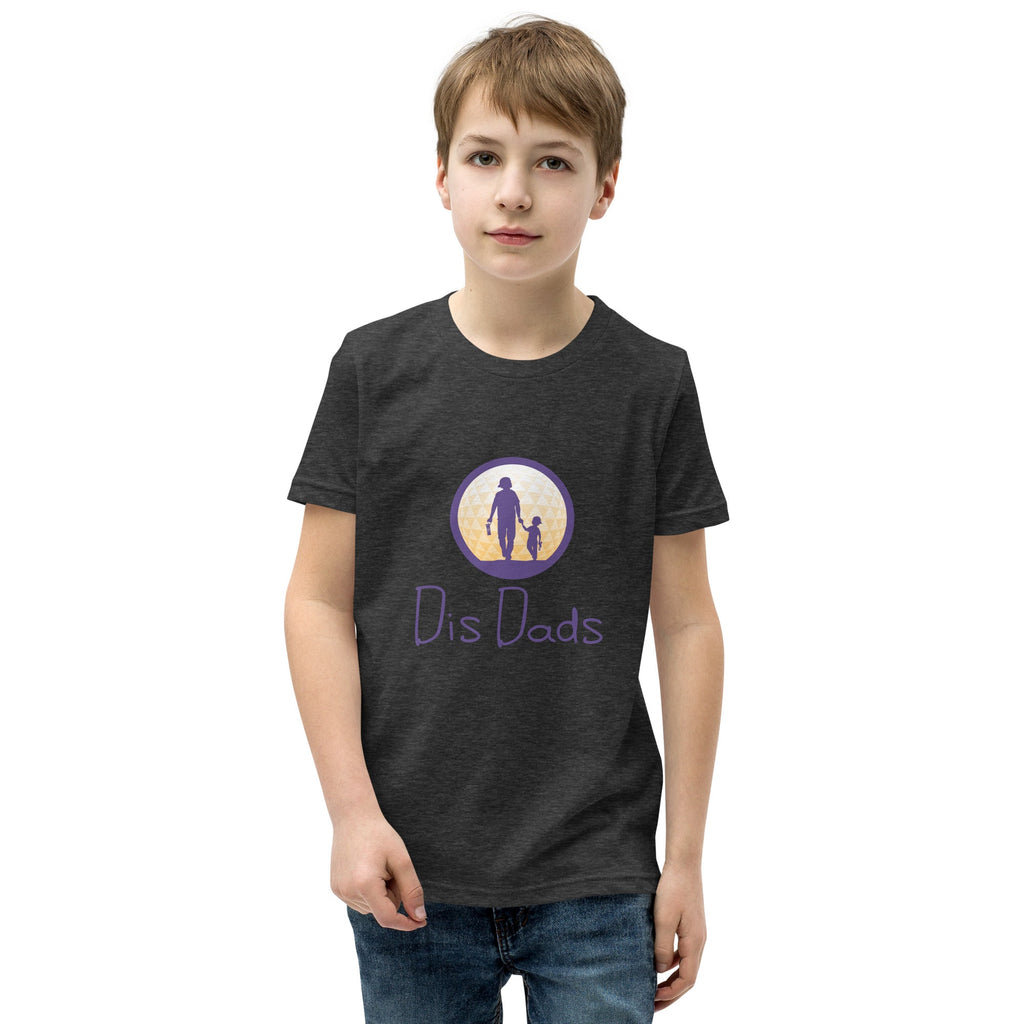Dis Dads Youth Short Sleeve T Shirt Combed Ring Spun Cotton