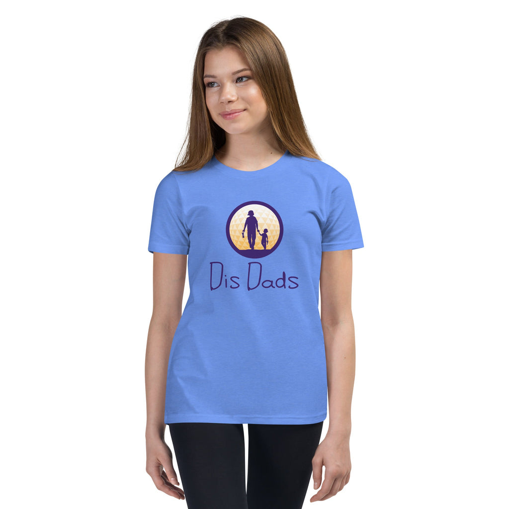 Dis Dads Youth Short Sleeve T Shirt Combed Ring Spun Cotton