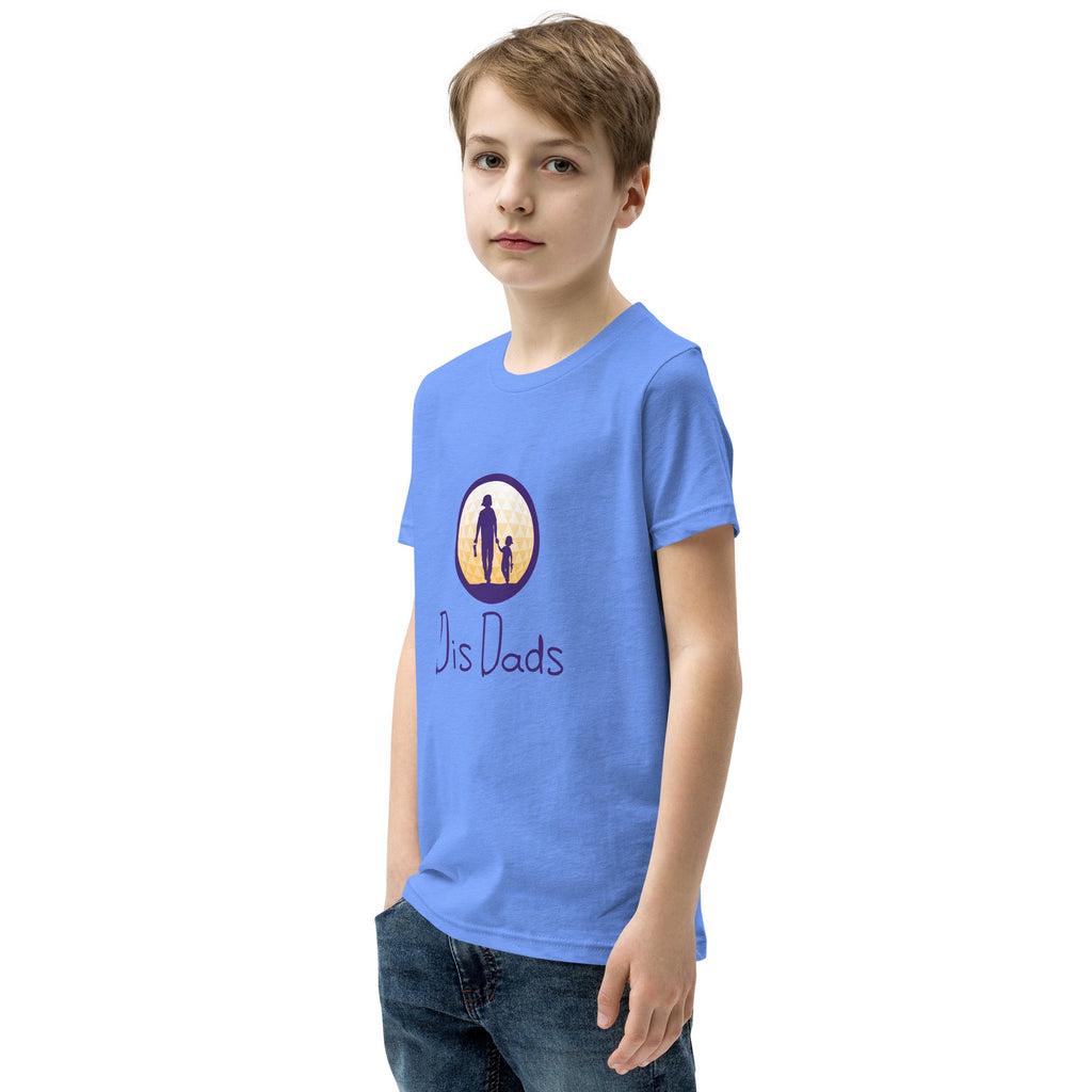 Dis Dads Youth Short Sleeve T Shirt Combed Ring Spun Cotton