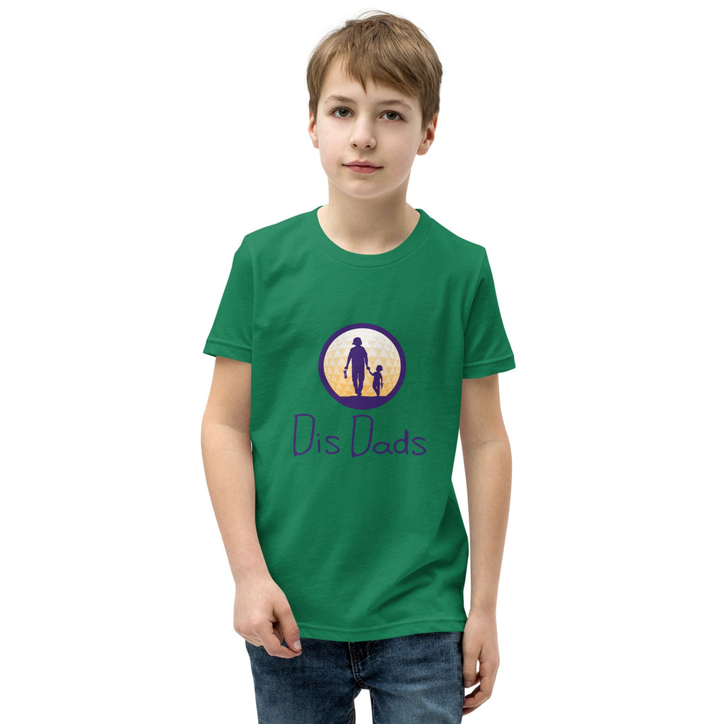 Dis Dads Youth Short Sleeve T Shirt Combed Ring Spun Cotton